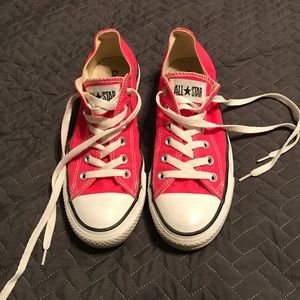 Converse Chuck Taylors raspberry pink color